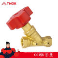 TMOK 1" forged male thread water brass control valve with good price